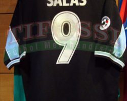Lazio. recambio , camiseta usada por Marcelo Salas.